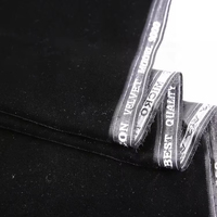 Tissu de velours micro tissé 100 % polyester 93D/48F sans élasthanne pour vêtements en soie, idéal pour les robes et abayas.