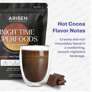 OEM Bebida de <span class=keywords><strong>Chocolate</strong></span> Caliente Orgánica con Magnesio para la Noche, Mezcla Natural para Ayudar a Dormir para Adultos - <span class=keywords><strong>Polvo</strong></span> de <span class=keywords><strong>Chocolate</strong></span> Caliente Relajante para Dormir - Product Image 3