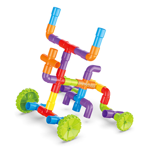 New 190pcs xây dựng khối sáng tạo STEM Đồ chơi khối ống tự làm đồ chơi với hộp lưu trữ cho trẻ em - Product Image 4