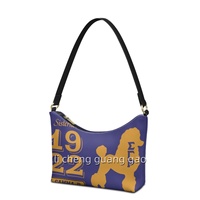 Sac à bandoulière personnalisable SGR Sigma Gamma Rho Sisters Sorority pour femme, sac de voyage extérieur tendance en PU, sac sous le bras, best-seller