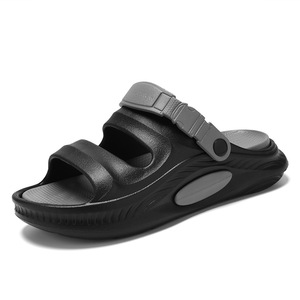 Chaussons d'intérieur pour hommes, antidérapants, à semelles épaisses, avec rembourrage insonorisant, chaussons à semelle souple pour hommes - Product Image 6
