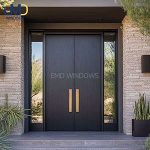 Puerta Corredera Exterior de Aluminio con Doble Vidrio Templado para Casa - Product Image 1