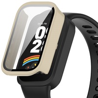Nouveau boîtier de montre intégré antichoc intelligent pour Mi Smart Band9 boîtier Smartwatch PC actif pour Mi band 3 PC + couvercle en verre trempé