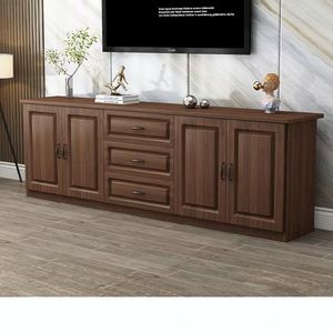 <span class=keywords><strong>Meuble</strong></span> <span class=keywords><strong>TV</strong></span> en bois massif, style moderne minimaliste, salon, nouvelle maison, chambre à coucher, style européen, rangement multifonctionnel - Product Image 2