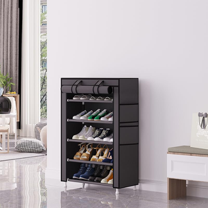 Household Detachable Shoes <b>Storage</b> Rack Multi Layer Shoes Organizer <b>Box</b> None Woven Shoes <b>Storage</b> Cabinet - Product Image 4