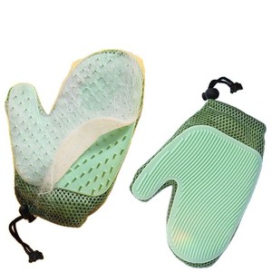 ถุงมือกรูมมิ่งสัตว์เลี้ยงแบบข้ามพรมแดน TPR 2-in-1 สำหรับแมว กำจัดขน นวด และทำความสะอาด - Product Image 5