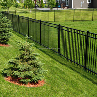 Valla de Acero Plana Personalizada, Galvanizada en Caliente para Resistencia a la Intemperie, Fácil de Montar, Seguridad para el Hogar y el Jardín, Color Personalizado