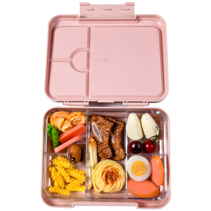 Boîte à lunch pour enfants en plastique avec gourde pour enfants, matériau Tritan, plateau amovible, sans BPA, <span class=keywords><strong>bento</strong></span> - Product Image 4