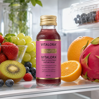 Étiquettes personnalisées en vinyle écologique et imperméable pour bouteilles de boissons, jus de fruits, boissons santé, supermarchés