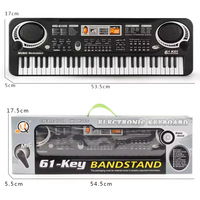 Introductory Keyboard Musical Instrument Piano 61 Key Folding Electronic Keyboard