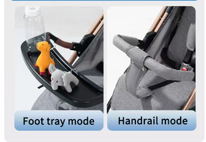 JXB Poussette pliante multifonctionnelle légère toutes saisons à une main <span class=keywords><strong>avec</strong></span> repose-pieds - Product Image 5
