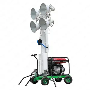 Illuminazione portatile generatore di avvertimento Diesel Mobile torri di illuminazione per la torre di FZM-1000B da giardino