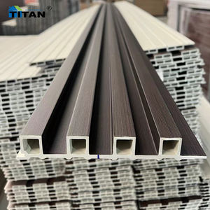 Revestimiento de Pared Exterior de WPC, Panel de Pared con <span class=keywords><strong>Efecto</strong></span> <span class=keywords><strong>Madera</strong></span> de PVC para Pared - Product Image 4