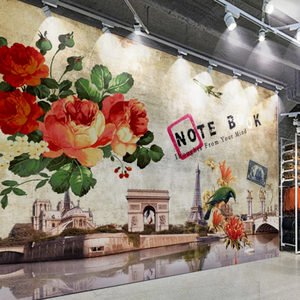 <span class=keywords><strong>Carta</strong></span> <span class=keywords><strong>da</strong></span> <span class=keywords><strong>Parati</strong></span> Personalizzata con Foglie e <span class=keywords><strong>Uccelli</strong></span>, Decorazione Artistica per Camera <span class=keywords><strong>da</strong></span> Letto, Murale Papier Peint - Product Image 3