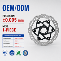 Disque de frein flottant en alliage d'aluminium usiné CNC avec logo personnalisé, modèle XJ26152, pour mise à niveau arrière Light Bee 240-3.3 4.5