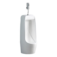 Witte vrijstaande urinoir model 300 sensor handbediening dubbele spoeling keramiek voor openbare toiletten sanitair