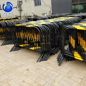 Anti Rust Temporary Pedestrian Barricades Galvanized Steel Crowd Control Barriers <strong>Covers</strong> <strong>Fencing</strong> <strong>for</strong> Concert Public Events - Product Image 1