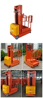 Chariot élévateur Heli électrique complet 300 kg, 2,7 m, 3,3 m, 4 m, 4,5 m, avec plateforme de travail, modèle économique, en vente