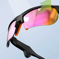 Lunettes de sport intelligentes d'extérieur 4-en-1 avec IA et réveil vocal S100, image HD 13MP 1080P, reconnaissance intelligente des objets, traduction en temps réel