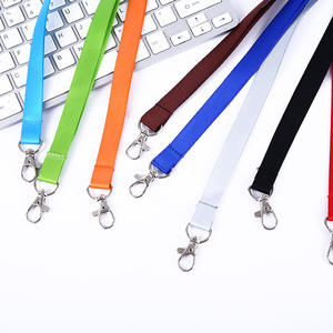 高品質カスタムデジタル印刷防水キーホルダー付きランヤード、フック付き無地黒ポリエステルランヤード - Product Image 5