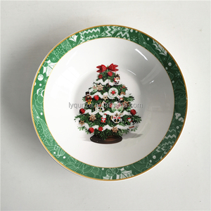 Wholesale Tableware Nordic Style <strong>Christmas</strong> Design Dishes Dinnerware <strong>Sets</strong> Ceramic Plates <strong>Crockery</strong> Porcelain Dinner <strong>Set</strong> - Product Image 4
