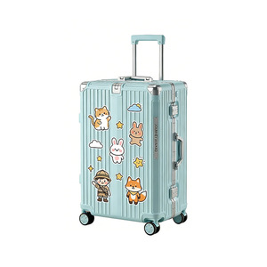 Autocollant de transfert UV DTF personnalisé, étiquette en cristal 3D imperméable, autocollant mignon de dessin animé pour bagages et valises - Product Image 1