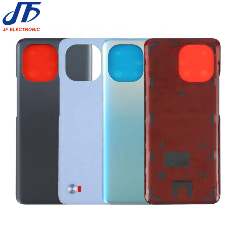 Задняя стеклянная панель Задняя Дверь Корпус Замена для Xiaomi Mi 11 Крышка батарейного отсека задняя стеклянная панель оригинальный новый