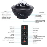 Kanlong Veilleuse intelligente avec projecteur océanique télécommandé pour enfants
