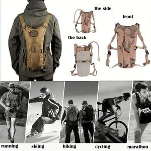 Sac à dos tactique de sport 3L avec poche à eau pour la course à pied - Product Image 3