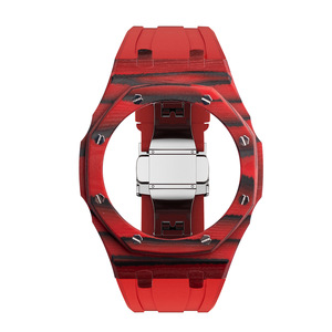 Kit MOD <span class=keywords><strong>G</strong></span> <span class=keywords><strong>Shock</strong></span> GA2100, boîtier de montre en fibre de carbone et bracelet en caoutchouc pour <span class=keywords><strong>Casio</strong></span> GShock GA2100 - Product Image 6