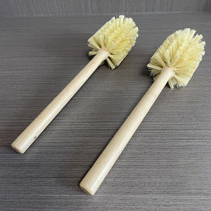 <span class=keywords><strong>Brosse</strong></span> à bouteille en bambou à poils de sisal naturel <span class=keywords><strong>brosse</strong></span> de nettoyage à long manche pour bouteilles d'eau en verre biberons - Product Image 5