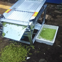 Machine automatique à peler les edamames, décortiqueuse de pois verts, décortiqueuse de soja commerciale, équipement électrique pour enlever la peau des haricots