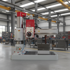 Smooth Operation Industrial Radial Drilling Machine with Vertical Table Heavy Duty Metal Drill Press Equipment