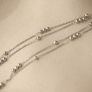 Collar de acero inoxidable chapado en oro 2024 Conjunto de joyas de collar único <span class=keywords><strong>Y</strong></span> para mujer - Product Image 3