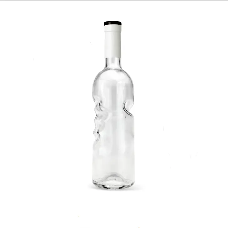 Garrafa de vinho tinto, atacado, 375ml, 500ml, 750ml, mão de anjo, garrafas de vidro especiais em forma de anjo
