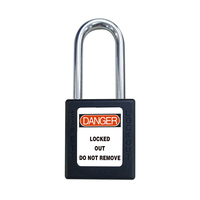 Cadenas de sécurité industriel ABS de Chine, couleur orange, 38 mm, vente en gros, pas cher, promotion