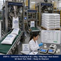 Sulfato de Polialuminio (PAS) para la Industria de Procesamiento de Alimentos y Tratamiento de Agua