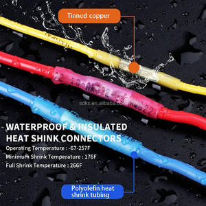 Conector de Cobre Estañado Termocontraíble y Aislado, Resistente al Agua, Marca BHT - Product Image 3