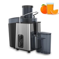 Mesin Pembuat Jus Jeruk 700W Big Moth Press Squeezer, Pengolah Makanan, Pemeras Buah dan Sayur