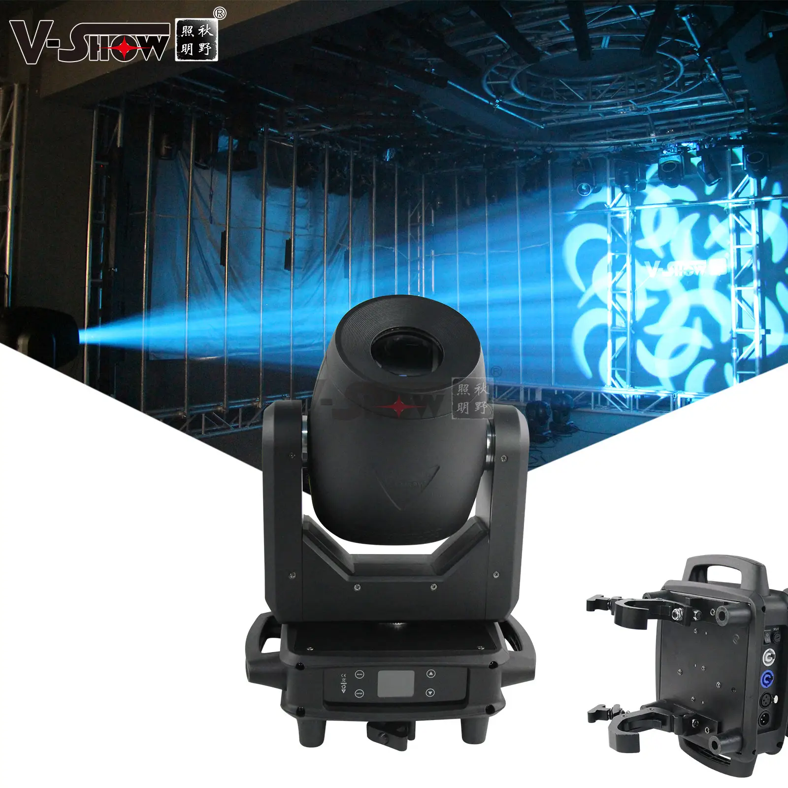 V-Show 2022 New arrive S718 150W Spot LED Moving Head for stage light