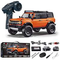 AiJH R22 RTR avec transmission métallique et éclairage LED, échelle 1/12, RTR 4x4, camion RC tout-terrain, voiture RC