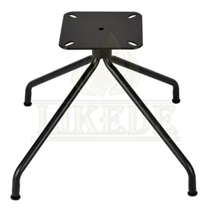 Chair base 4 leg black Chair metal base steel chair base