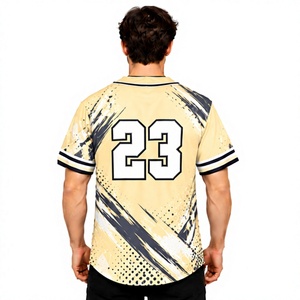 Camiseta de Béisbol Clásica Personalizada al por Mayor con Franjas, Nombre y Número Personalizados, Uniforme Deportivo para Hombres, Mujeres y Jóvenes - Product Image 4