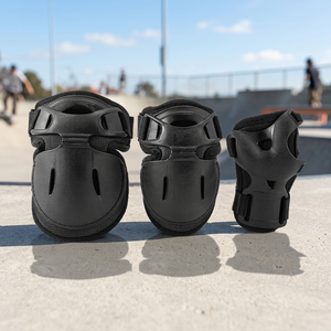 Set de 6 Piezas de Equipo de Protección: Casco, Rodilleras, Coderas y Protectores de Muñeca y Mano para Niños y Adultos, para Ciclismo, Patinaje, Escalada en Roca - Product Image 3