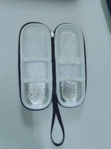 Estuche Organizador de Almacenamiento de Insulina de Gran Capacidad, Impermeable, con Cierre de Cremallera, Estilo Simple, para Viajes, Estuche Rígido Especial - Product Image 4