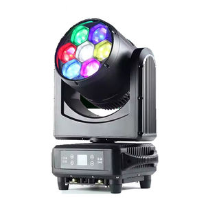 Luz Profesional para Escenario, 7 Piezas, 60W RGBW 4 en 1, Cabezal Móvil con Zoom, Efecto Wash Bee Eye, para DJ, Espectáculos, Discotecas - Product Image 4