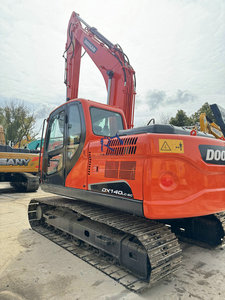 Excavatrice sur chenilles Doosan DX140 de fabrication coréenne, haute qualité, prix bas, excellent état, moteur, boîte de vitesses, pompe - Prix inférieur - Product Image 2