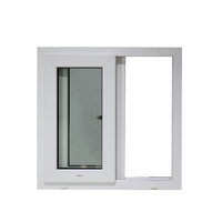 Fenêtre coulissante horizontale en PVC européen, rideau suspendu blanc, sur mesure pour appartement, hôtel, villa, bâtiment commercial moderne