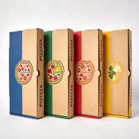Boîtes à pizza en gros, triangulaires, rectangulaires, personnalisées, boîtes à pizza en carton ondulé avec logo