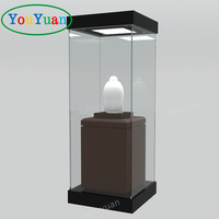 Présentoirs diamant d'occasion, décorations d'exposition pour vitrine de musée avec lumière led